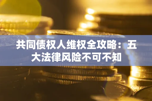 北京共同债权人维权全攻略：五大法律风险不可不知