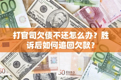 北京打官司欠债不还怎么办？胜诉后如何追回欠款？
