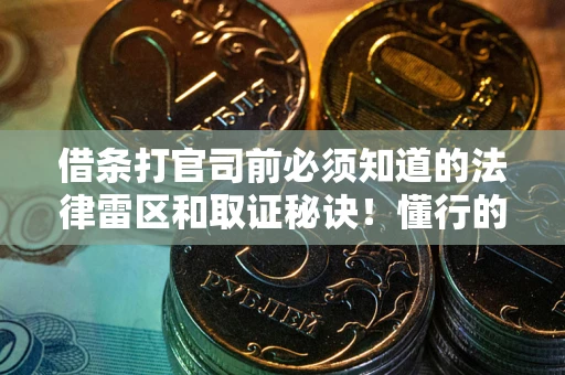 北京借条打官司前必须知道的法律雷区和取证秘诀！懂行的人已经留好这些证据