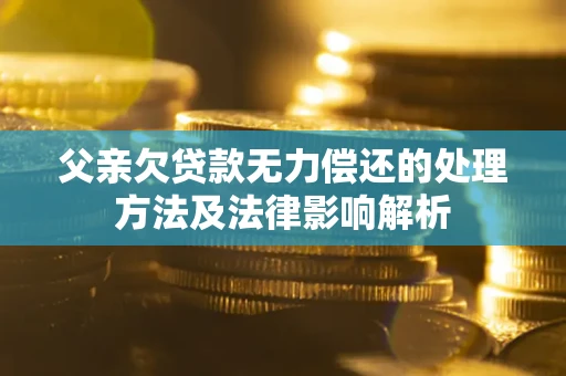 北京父亲欠贷款无力偿还的处理方法及法律影响解析