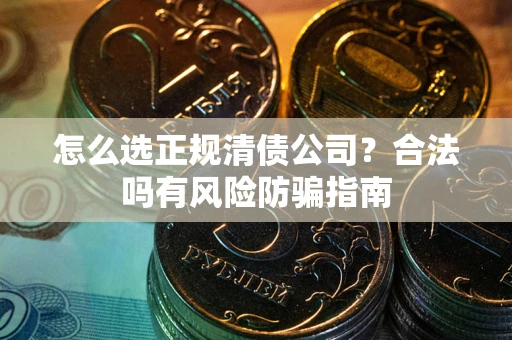 北京怎么选正规清债公司？合法吗有风险防骗指南